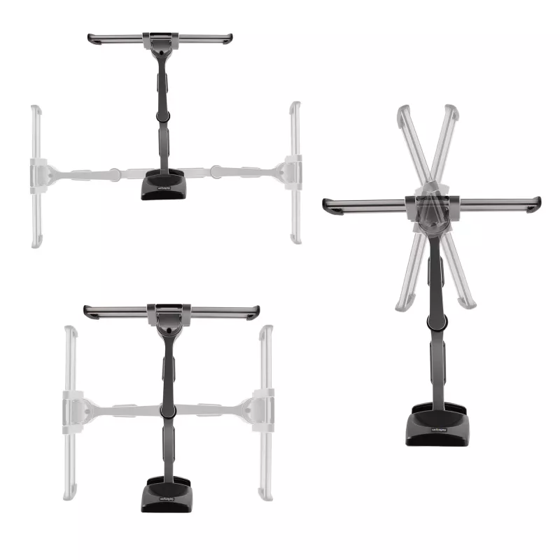 StarTech.com Regulējams TV sienas stiprinājums, VESA sienas stiprinājums, Piemērots 26 līdz 65 collu/99lb/Plakaniem/Izliektiem televizoriem, Ievelkams zema profila sienas stiprinājuma kronšteins, Regulējams stūra TV sienas stiprinājums