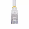 StarTech.com 1 m balts CAT8 Ethernet kabelis, aizķeršanās novēršanas RJ45, 25G/40G, 2000 MHz, 100 W PoE++, S/FTP, 26 AWG tīra vara dzīsla, LSZH, ekranēts tīkla ielāpu vads ar stiepes samazinātājiem, individuāli pārbaudīts