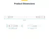 StarTech.com 1 m balts CAT8 Ethernet kabelis, aizķeršanās novēršanas RJ45, 25G/40G, 2000 MHz, 100 W PoE++, S/FTP, 26 AWG tīra vara dzīsla, LSZH, ekranēts tīkla ielāpu vads ar stiepes samazinātājiem, individuāli pārbaudīts