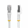 StarTech.com 12m balta CAT8 Ethernet kabelis, Snagless RJ45, 25G/40G, 2000MHz, 100W PoE++, S/FTP, 26AWG Pure Bare Copper Wire, LSZH, Shielded tīkls Patch Cord w/Strain Reliefs, Individually Tested