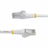 StarTech.com 12m balta CAT8 Ethernet kabelis, Snagless RJ45, 25G/40G, 2000MHz, 100W PoE++, S/FTP, 26AWG Pure Bare Copper Wire, LSZH, Shielded tīkls Patch Cord w/Strain Reliefs, Individually Tested