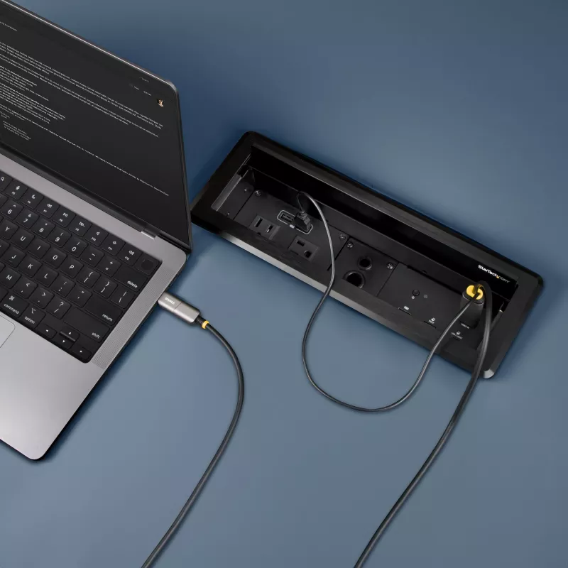 StarTech.com 15,2 m USB-C uz HDMI 2.0 aktīvs optiskais kabelis (AOC), 4K 60 Hz, CL3 novērtējums, vienvirziena USB Type-C uz HDMI adaptera kabelis
