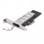 StarTech.com M.2 NVMe SSD uz PCIe x4 mobilais nodalījums/aizmugures plate ar noņemamu paliktni PCI Express paplašināšanas slotam, bezinstrumentu uzstādīšana, PCIe 4.0/3.0 karstās nomaiņas diskdzinis, atslēgas bloķētājs – 2 atslēgas iekļautas