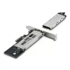 StarTech.com M.2 NVMe SSD uz PCIe x4 mobilais nodalījums/aizmugures plate ar noņemamu paliktni PCI Express paplašināšanas slotam, bezinstrumentu uzstādīšana, PCIe 4.0/3.0 karstās nomaiņas diskdzinis, atslēgas bloķētājs – 2 atslēgas iekļautas