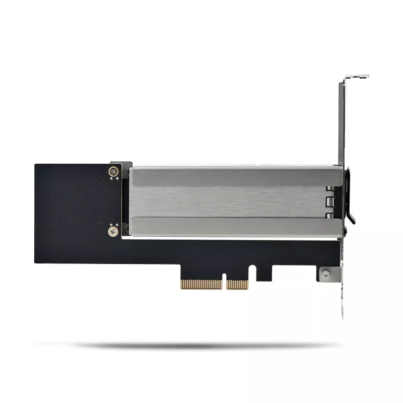 StarTech.com M.2 NVMe SSD uz PCIe x4 mobilais nodalījums/aizmugures plate ar noņemamu paliktni PCI Express paplašināšanas slotam, bezinstrumentu uzstādīšana, PCIe 4.0/3.0 karstās nomaiņas diskdzinis, atslēgas bloķētājs – 2 atslēgas iekļautas