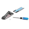 StarTech.com M.2 NVMe SSD uz PCIe x4 mobilais nodalījums/aizmugures plate ar noņemamu paliktni PCI Express paplašināšanas slotam, bezinstrumentu uzstādīšana, PCIe 4.0/3.0 karstās nomaiņas diskdzinis, atslēgas bloķētājs – 2 atslēgas iekļautas