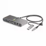 StarTech.com 2 portu USB-C centrmezgls ar Ethernet un RS-232, pievienots USB-C–USB-A adapteris, 100 W PD caurlaide, 2x USB-A 5 Gbps, Gigabit Ethernet, RS232 seriālais (FTDI)