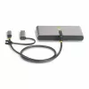 StarTech.com 2 portu USB-C centrmezgls ar Ethernet un RS-232, pievienots USB-C–USB-A adapteris, 100 W PD caurlaide, 2x USB-A 5 Gbps, Gigabit Ethernet, RS232 seriālais (FTDI)