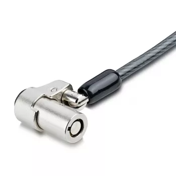 StarTech.com klēpjdatora kabeļa slēdzene, saderīga ar Noble Wedge®; 6 pēdas (2 m), pretzagšanas atslēgas slēdzene, drošības kabelis Dell XPS/Latitude/2-in-1 piezīmjdatoriem, grieznes izturīga tērauda kabeļa slēdzene klēpjdatoram