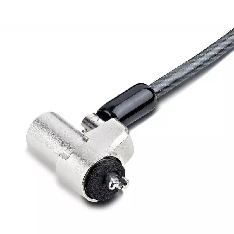 StarTech.com klēpjdatora kabeļa slēdzene, saderīga ar Noble Wedge®; 6 pēdas (2 m), pretzagšanas atslēgas slēdzene, drošības kabelis Dell XPS/Latitude/2-in-1 piezīmjdatoriem, grieznes izturīga tērauda kabeļa slēdzene klēpjdatoram