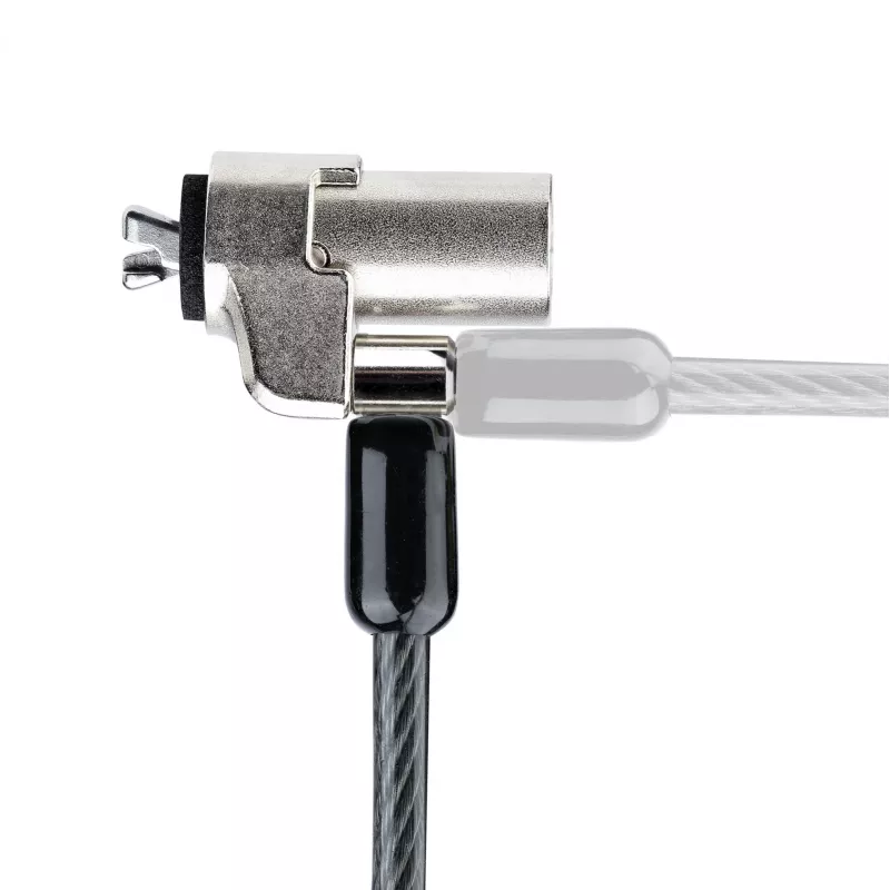 StarTech.com klēpjdatora kabeļa slēdzene, saderīga ar Noble Wedge®; 6 pēdas (2 m), pretzagšanas atslēgas slēdzene, drošības kabelis Dell XPS/Latitude/2-in-1 piezīmjdatoriem, grieznes izturīga tērauda kabeļa slēdzene klēpjdatoram
