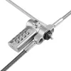StarTech.com Universāla klēpjdatora bloķētājs 6.6 pēdas (2 m), drošības kabelis piezīmjdatoram, saderīgs ar Noble Wedge®/Nano/K-Slot; bezatslēgas kombinācijas bloķēšanas kabelis, pretzagšanas grieznes izturīgs tērauda kabelis