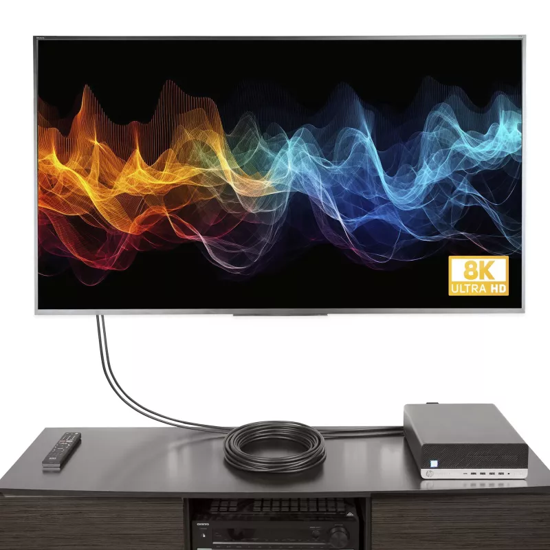 StarTech.com 7,6 m (25 pēdas) Active DisplayPort 1.4 kabelis, DP8K DisplayPort kabelis ar HBR3, HDR10, MST, DSC 1.2, HDCP 2.2, 8K 60 Hz, 4K 120 Hz — DP 1.4 kabelis M/M
