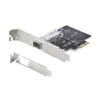 StarTech.com 1 porta GbE SFP tīkla karte, PCIe 2.1 x1, Intel I210-IS, 1 GbE kontrolieris, 1000BASE varš/optiskā šķiedra, viena porta Gigabit Ethernet NIC, galddatoru/serveru aizmugures plates - saderīga ar Windows un Linux