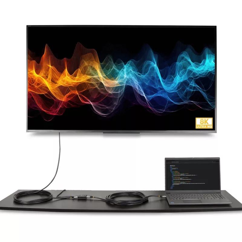 StarTech.com 33 pēdu (10 m) 8K 60 Hz HDMI signāla pastiprinātājs, aktīvs HDMI 2.1 līnijas atkārtotājs un video signāla pastiprinātājs līdz 8K 60 Hz/4K 144 Hz, kompakts HDMI kabeļa pagarinātājs - HDMI signāla pagarinājums