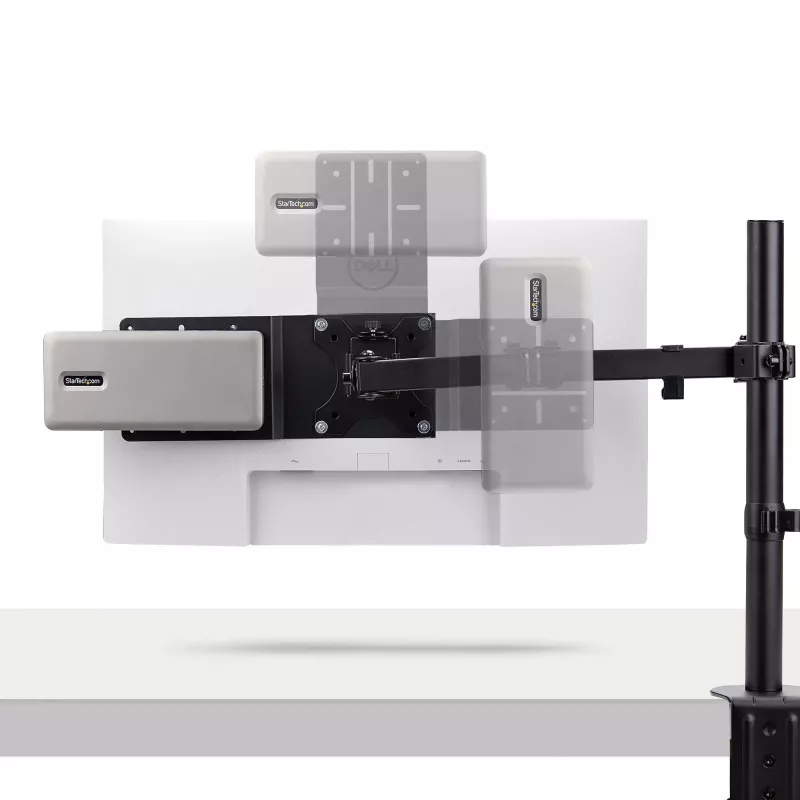 StarTech.com VESA stiprinājuma kronšteins NUC/plāno klientu vai klēpjdatoru dokstacijām, ar VESA 75x75/100x100 saderīga pagarinājuma plāksne Mini PC