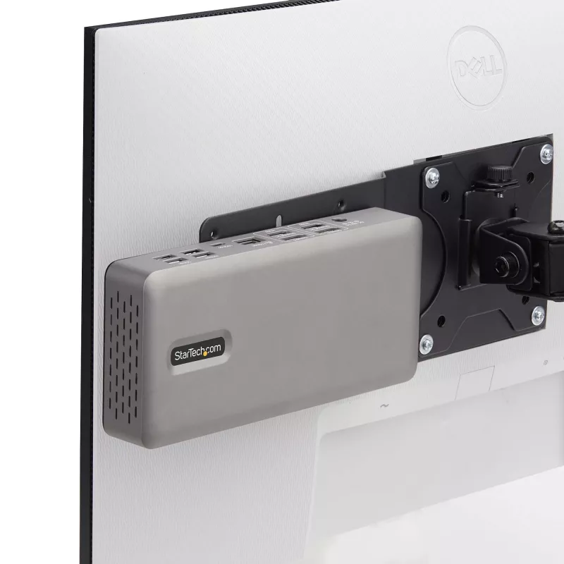 StarTech.com VESA stiprinājuma kronšteins NUC/plāno klientu vai klēpjdatoru dokstacijām, ar VESA 75x75/100x100 saderīga pagarinājuma plāksne Mini PC