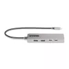 StarTech.com 3 portu USB-C centrmezgls ar 2,5 Gbps Ethernet un 100 W Power Delivery caurlaides portu, USB 3.2 10 Gbps, 2x USB-A/1x USB-C, portatīvs USB Type-C adaptera centrmezgls
