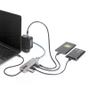 StarTech.com 3 portu USB-C centrmezgls ar 2,5 Gbps Ethernet un 100 W Power Delivery caurlaides portu, USB 3.2 10 Gbps, 2x USB-A/1x USB-C, portatīvs USB Type-C adaptera centrmezgls