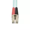 StarTech.com 20m (65ft) LC/UPC uz LC/UPC OM4 daudzmodu optiskās šķiedras kabelis, 50/125µm LOMMF/VCSEL Zipcord šķiedra, 100G, zemi ievades zudumi - LSZH šķiedras džempervads