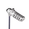 StarTech.com plāns Lock Noble Wedge® Slot Saderīga, 5 pēdas (1,5 m) bloķēšanas kabelis, galda pretaizdzīšanas drošība klēpjdatoriem/piezīmjdatoriem, griešanai izturīgs tērauda kabelis, kombinētā slēdzene