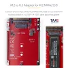 StarTech.com 1M25-U3-M2-ADAPTER interfeisa kartes/adapteris Iekšēja M.2