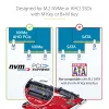 StarTech.com 1M25-U3-M2-ADAPTER interfeisa kartes/adapteris Iekšēja M.2