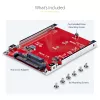 StarTech.com 1M25-U3-M2-ADAPTER interfeisa kartes/adapteris Iekšēja M.2