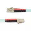 StarTech.com 25m (82ft) LC/UPC–LC/UPC OM4 daudzmodu optiskais šķiedras kabelis, 50/125µm LOMMF/VCSEL zipcord šķiedra, 100G, zems ievades zudums – LSZH optiskā šķiedras džempera vads