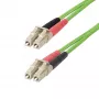 StarTech.com 25 m (82 pēdas) LC uz LC (UPC) OM5 daudzmodu optiskās šķiedras kabelis, 50/125 µm dupleksais LOMMF rāvējslēdzēja vads, VCSEL, 40G/100G, LSZH optiskās šķiedras džempera vads