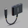 StarTech.com USB-C–HDMI daudzportu adapteris ar 140 W PD uzlādi, 4K 60 Hz HDMI, USB 5 Gbit/s centrmezgls, mini doks MacBook / Dell / Thinkpad / HP / iPad / planšetdatoriem