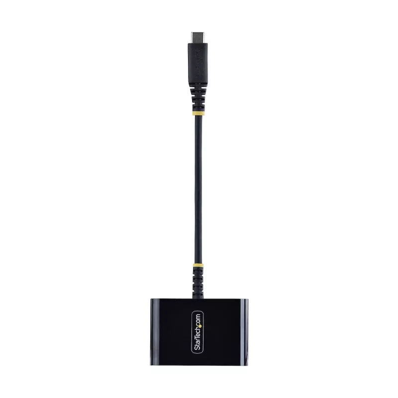 StarTech.com USB-C–HDMI daudzportu adapteris ar 140 W PD uzlādi, 4K 60 Hz HDMI, USB 5 Gbit/s centrmezgls, mini doks MacBook / Dell / Thinkpad / HP / iPad / planšetdatoriem