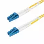StarTech.com 8 m (26,2 pēdas) LC uz LC (UPC) OS2 vienmoda dupleksais optiskās šķiedras kabelis, 9/125 µm, 100G, pret locīšanu nejutīgs, zemi ievades zudumi — LSZH optiskais savienotājvads
