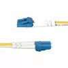StarTech.com 15 m (49.2 pēdas) LC uz LC (UPC) OS2 vienmoda dupleksais optiskās šķiedras kabelis, 9/125 µm, 100 G, lieces nejutīgs, zemi ievades zudumi — LSZH optisko šķiedru džempervads
