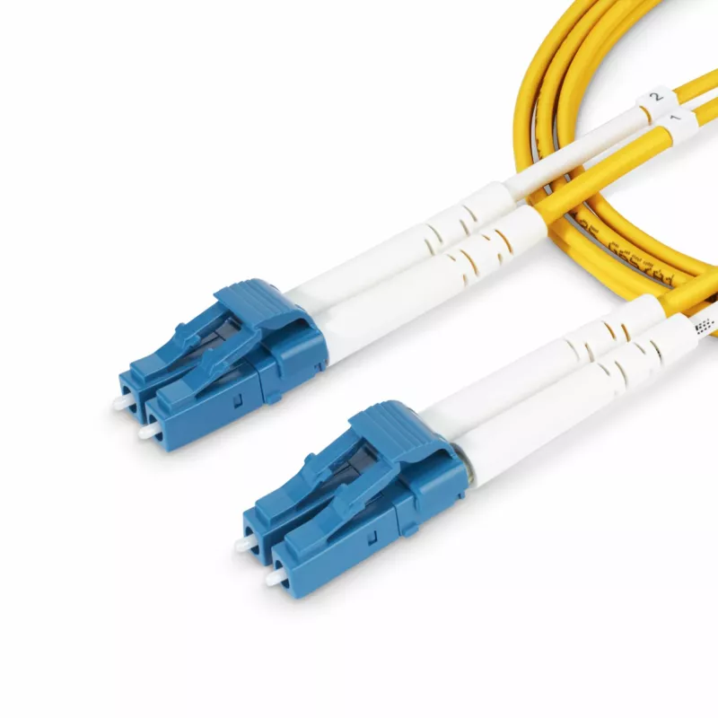 StarTech.com 40 m LC–LC (UPC) OS2 vienmoda dupleksā optiskās šķiedras kabelis, 9/125 µm, 100G, lieces nejutīgs, zemi ievades zudumi – LSZH optiskais ielāps