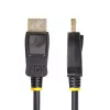 StarTech.com 2 m DisplayPort–HDMI adaptera kabelis, 4K 60 Hz ar HDR, DP uz HDMI 2.0b, aktīvais video pārveidotājs, DisplayPort darbvirsma uz HDMI monitoru