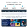 StarTech.com 27 collu 16:9 zelta monitora privātuma ekrāns, abpusēji lietojams filtrs ar uzlabotu privātumu, spīdīgs datora drošības filtrs, noņemams ekrāna aizsargs/aizsegs, +/- 30°