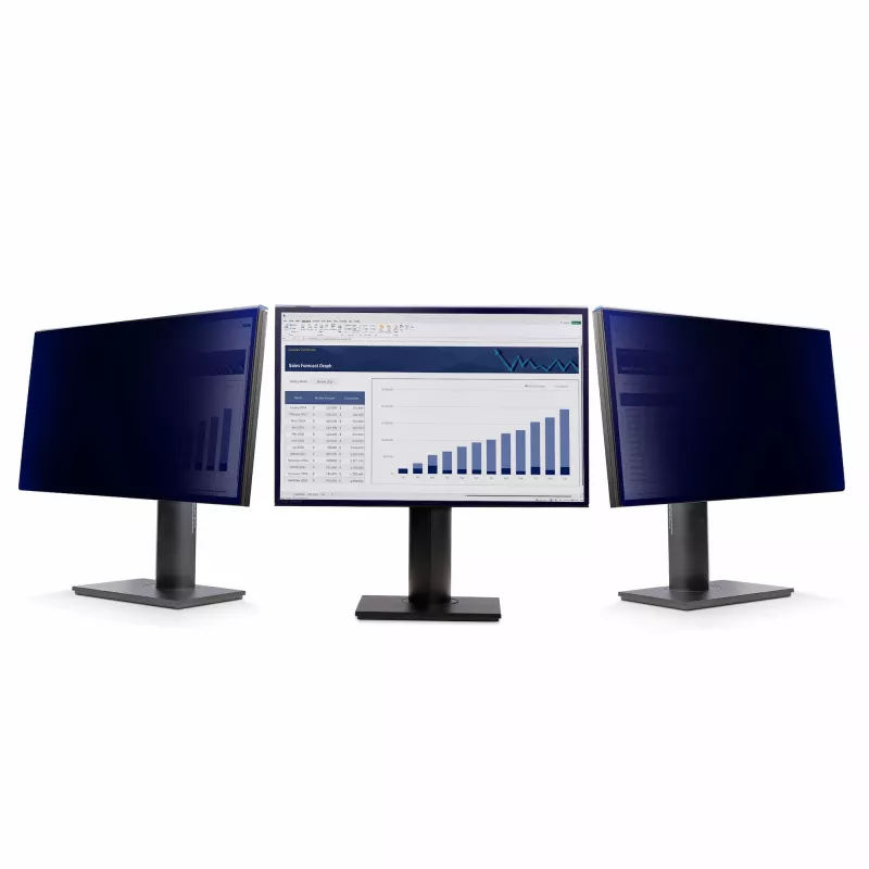 StarTech.com 27 collu 16:9 datora monitora privātuma ekrāns, piekarināms akrila filtrs, ātri uzstādāms drošības vairogs, monitora ekrāna aizsargs, +/- 30° skata leņķis, spīdīgs