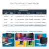 StarTech.com 27 collu 16:9 datora monitora privātuma ekrāns, piekarināms akrila filtrs, ātri uzstādāms drošības vairogs, monitora ekrāna aizsargs, +/- 30° skata leņķis, spīdīgs