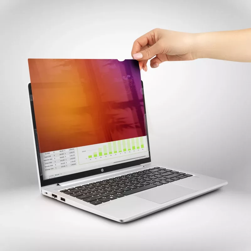 StarTech.com 14 collu 16:9 klēpjdatora privātuma ekrāns, apgriežams zelta filtrs ar uzlabotu privātumu, datora drošības filtrs, noņemams ekrāna aizsargs/vairogs, +/- 30 grādi