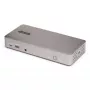 StarTech.com Triple-Monitor USB4 Docking Station, 4K 60Hz HDMI vai DisplayPort, 100W klēpjdatora uzlāde, 2,5 GbE, USB-C Multi-Monitor dokstacija, bez draiveriem
