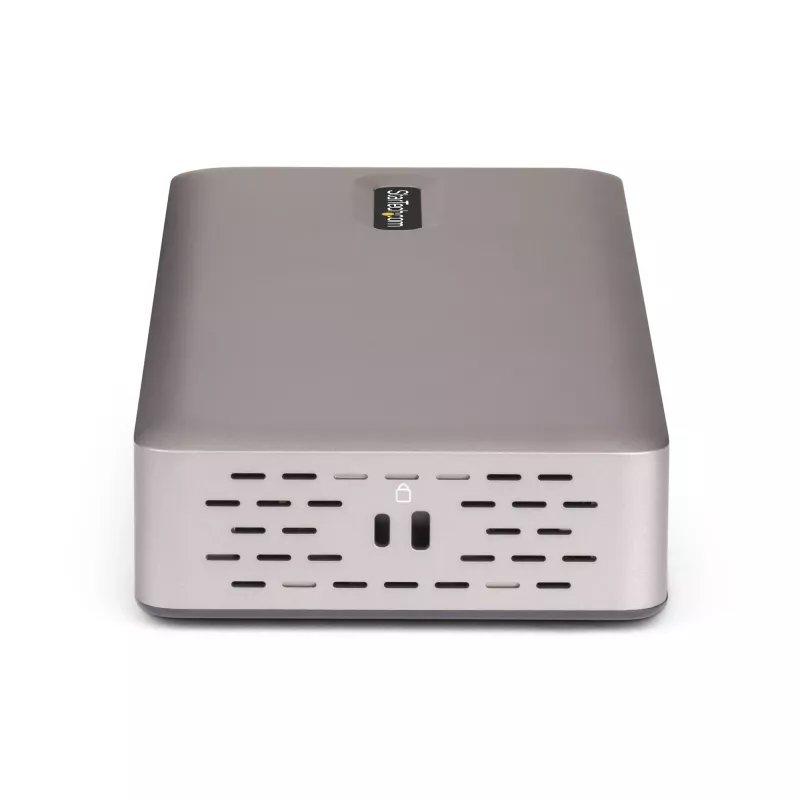 StarTech.com Triple-Monitor USB4 Docking Station, 4K 60Hz HDMI vai DisplayPort, 100W klēpjdatora uzlāde, 2,5 GbE, USB-C Multi-Monitor dokstacija, bez draiveriem