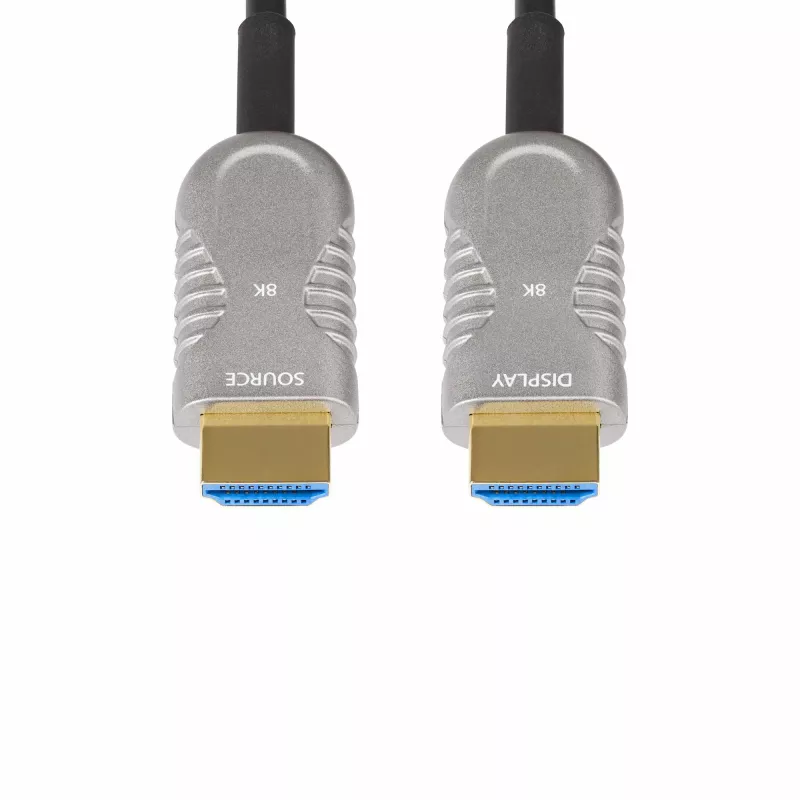 StarTech.com 9,1 m HDMI 2.1 hibrīda aktīvais optiskais kabelis (AOC), CMP, plēnuma klases, 8K īpaši ātrdarbīgs HDMI 2.1/2.0 optiskās šķiedras kabelis, 48 Gbps, 8K 60 Hz/4K 120 Hz, HDR10+/FRL/TMDS/eARC