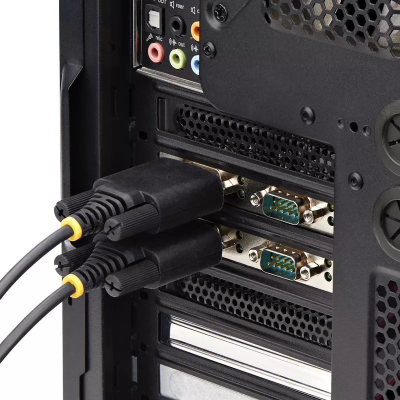 StarTech.com 4 portu sērijas PCIe karte, četru portu PCI Express uz RS232/RS422/RS485 (DB9) sērijas karte, zema profila kronšteins iekļauts, 16C1050 UART, Windows/Linux, TAA atbilstoša – 4. līmeņa ESD aizsardzība