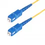 StarTech.com 100m (328ft) SC uz SC (UPC) OS2 vienmoda simpleksā optiskās šķiedras kabelis, 9/125µm, 40G/100G, liekumizturīgs, zemi ievades zudumi, LSZH optiskās šķiedras džempervads