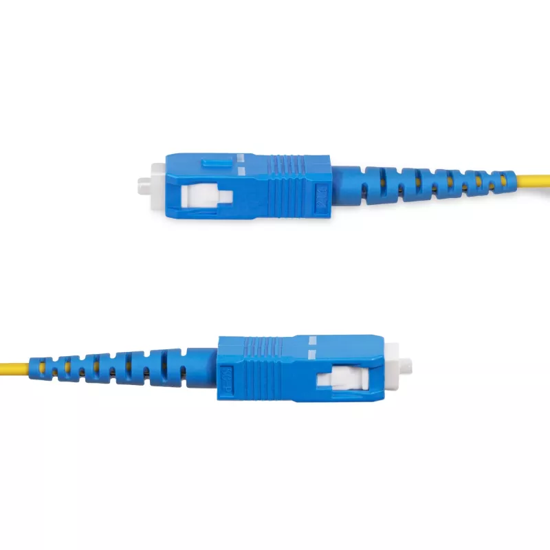 StarTech.com 100m (328ft) SC uz SC (UPC) OS2 vienmoda simpleksā optiskās šķiedras kabelis, 9/125µm, 40G/100G, liekumizturīgs, zemi ievades zudumi, LSZH optiskās šķiedras džempervads
