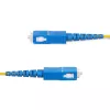 StarTech.com 30 m (98,4 pēdas) SC uz SC (UPC) OS2 vienmoda simpleksa optiskās šķiedras kabelis, 9/125 µm, 40G/100G, pret liekšanu nejutīgs, zemi ievades zudumi, LSZH šķiedras džempera vads
