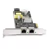 StarTech.com 2-Port 2.5Gbps NBASE-T PoE tīkls Card, Dual Intel I225-V, 802.3af/at PoE+ Multi-Gigabit NIC, PCI Express Server LAN Card, LP4/8-Pin PCIe-Powered