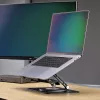 StarTech.com Rotējošs klēpjdatora statīvs, 360° grozāms, ergonomisks galda pacēlājs datoram, paaugstināta pamatne ar regulējamu slīpumu, maks. 5 kg, alumīnija konstrukcija, pārnēsājams dizains