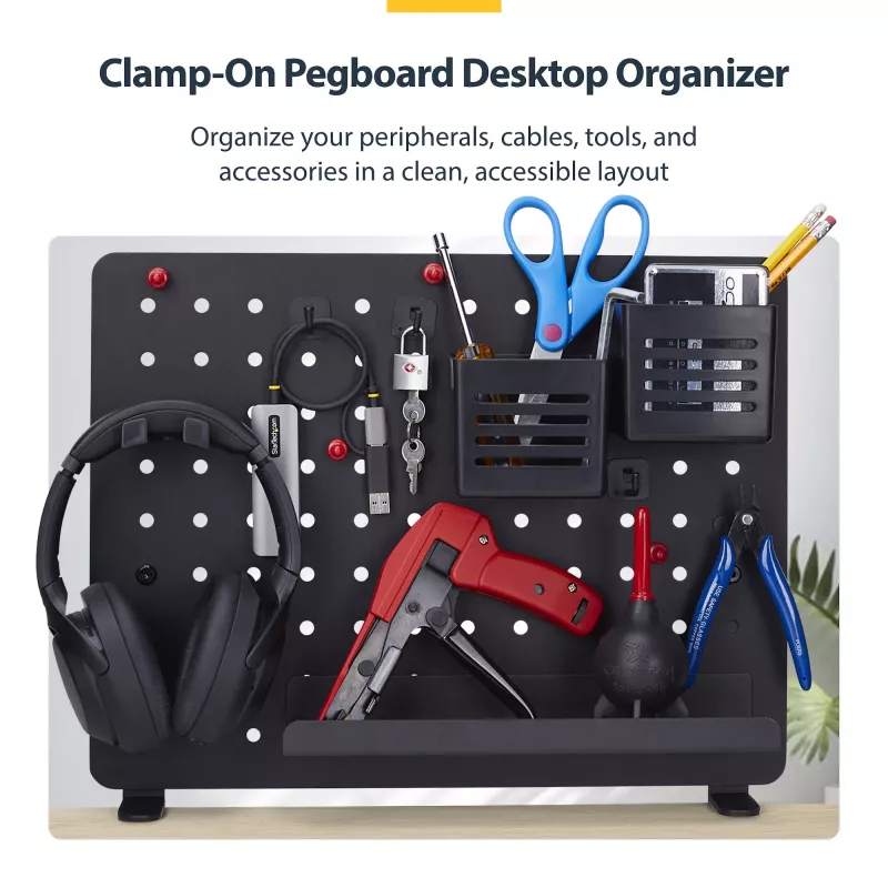 StarTech.com 1612B-DESK-PEGBOARD galda organizatora komplekts 1 gab.